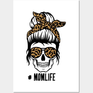 Mom Skull Posters and Art